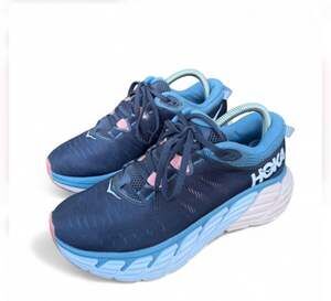Size 8D Hoka One One Gaviota 3 Women's Running Shoes Ombre Blue Rosette